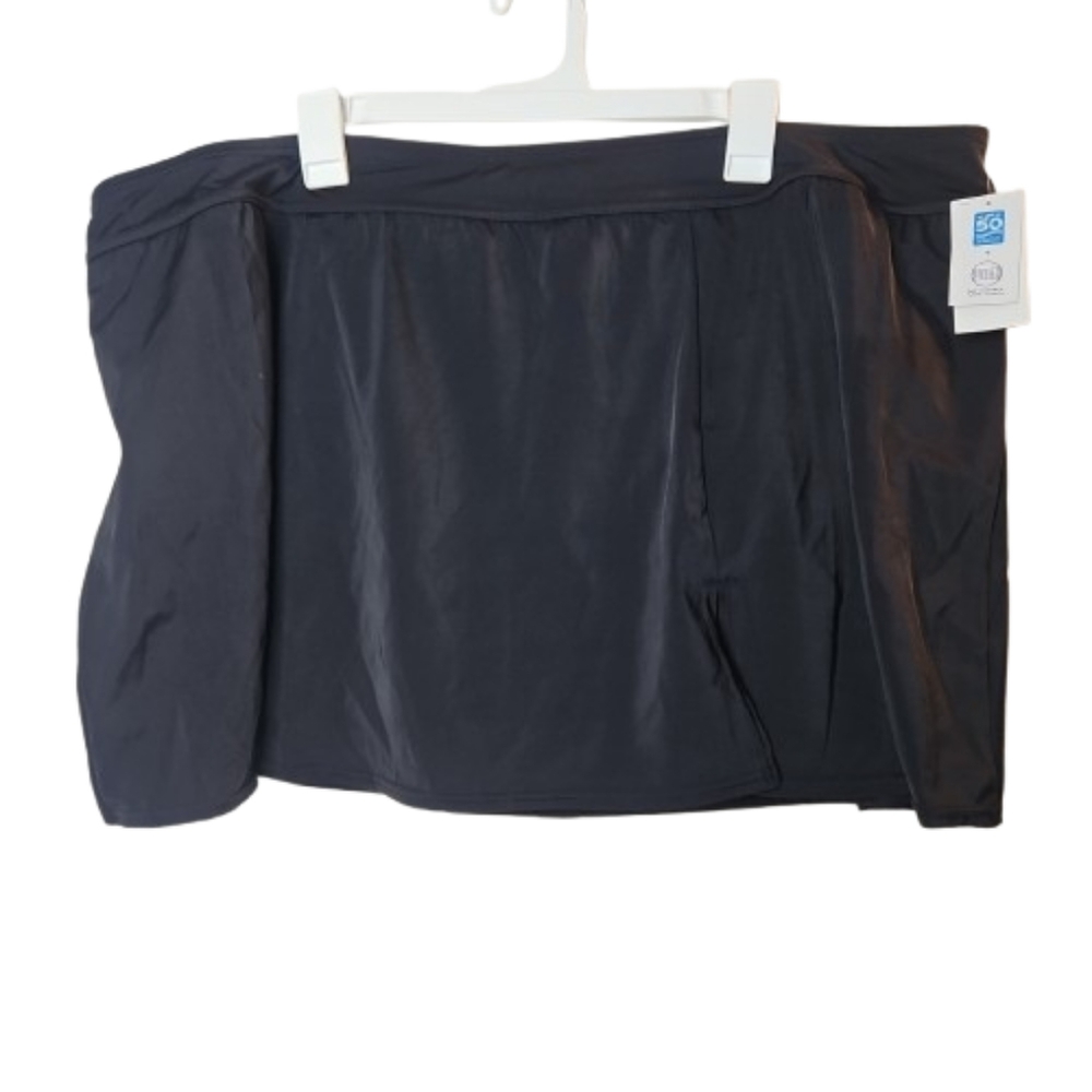Lands' End Pleated Skort Tennis Golf Athleisure Dopamine Chic Plus Girl Sport 3X